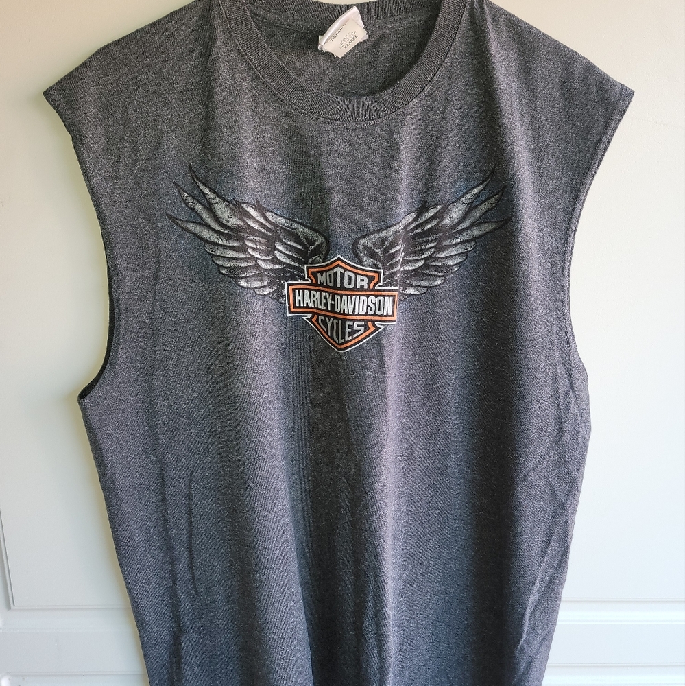 Harley Davidson XL Muscle Biker Tank Top
